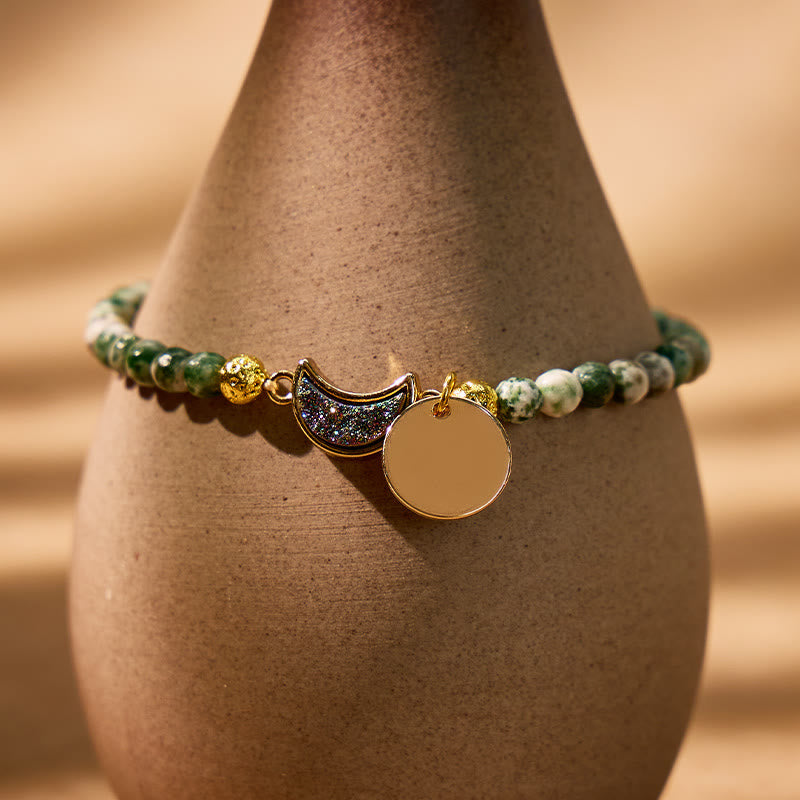 FuAttract Calm & Energy Crescent Moon Bracelet – Multi-Stone Healing Collection - image 2