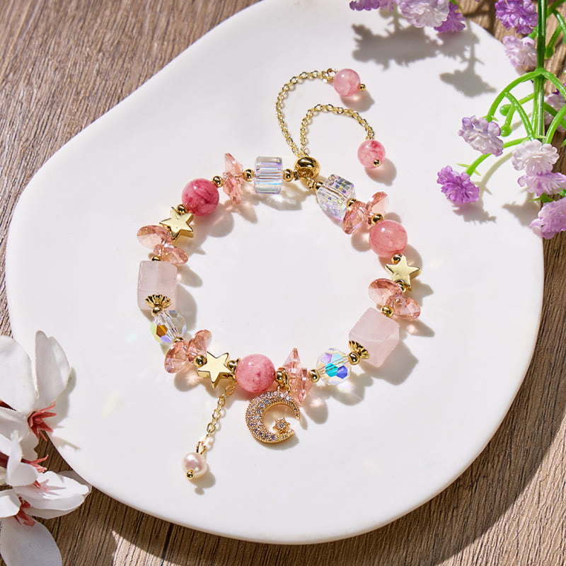 FuAttract Calm Energy & Emotional Balance Crescent Moon Crystal Bracelet - image 12