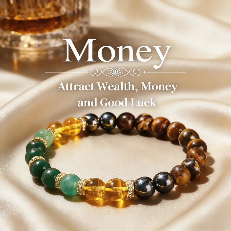 FuAttract Protection Courage Focus & Grounding Black Onyx & Tiger's Eye Bracelet - 8mm - image 0
