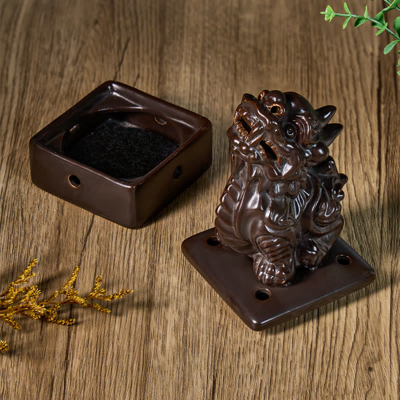 FuAttract Prosperity & Energy Pixiu Wealth Ceramic Incense Burners Desktop Ornaments - image 8