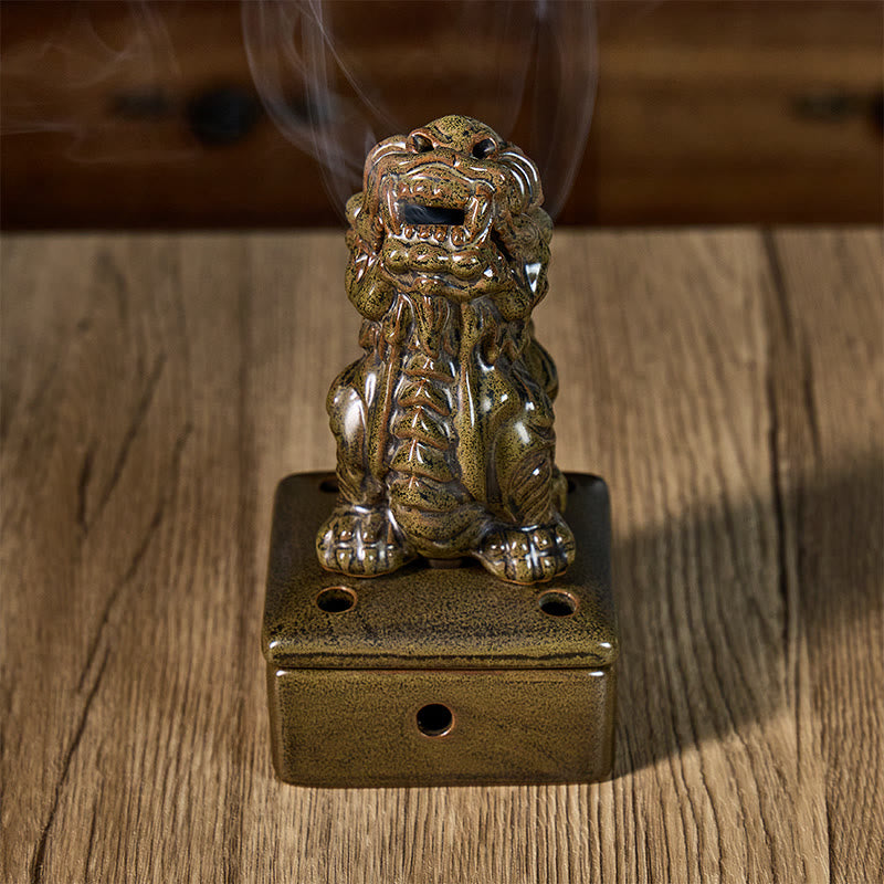FuAttract Prosperity & Energy Pixiu Wealth Ceramic Incense Burners Desktop Ornaments - image 2