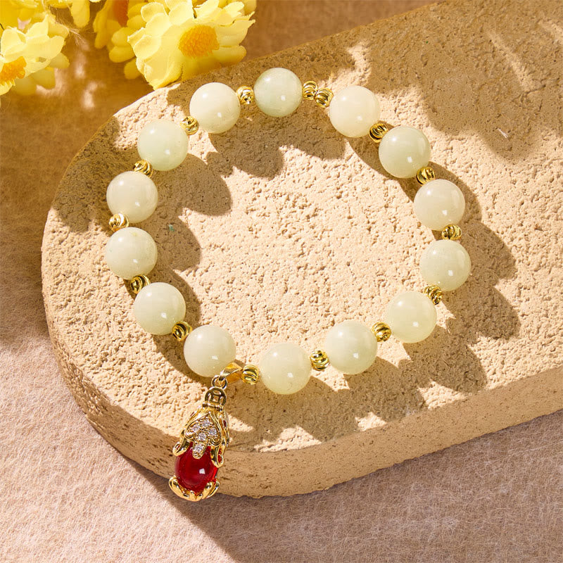 FuAttract Wealth Protection Grounded Energy Flow Shetai Jade Agate Pixiu Bracelet - image 5
