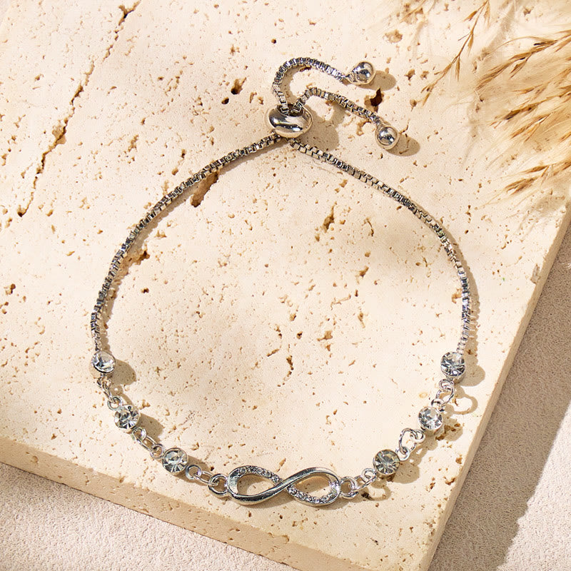 FuAttract Infinity Bracelet – Symbolic Love & Self-Love for Vitality Flow - Silver - image 0