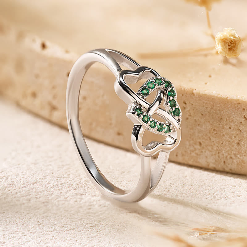 FuAttract Love & Self-Love Emotional Balance Infinity & Heart Zircon Ring - image 2