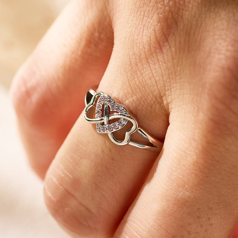 FuAttract Love & Self-Love Emotional Balance Infinity & Heart Zircon Ring - image 18