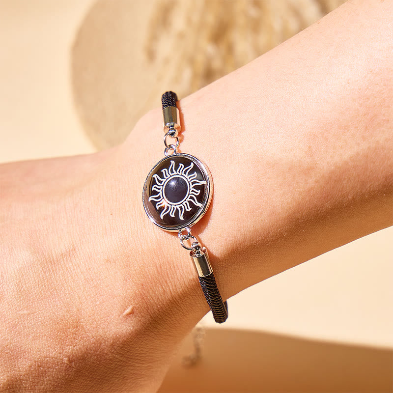 FuAttract Balance Gentle Glow Sun & Crescent Moon Luminous Stone Bracelet Set - image 17