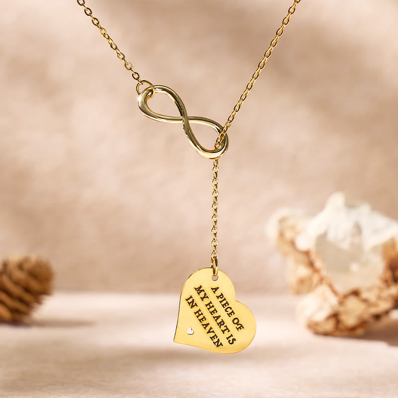 FuAttract Infinity & Heart Titanium Steel Necklace – Mother's Day Love & Self-Love - image 1
