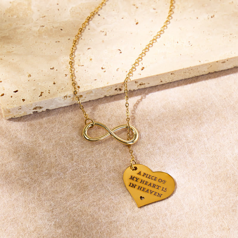 FuAttract Infinity & Heart Titanium Steel Necklace – Mother's Day Love & Self-Love - image 2