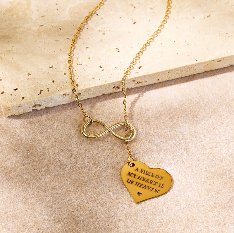 FuAttract Infinity & Heart Titanium Steel Necklace – Mother's Day Love & Self-Love - image 2