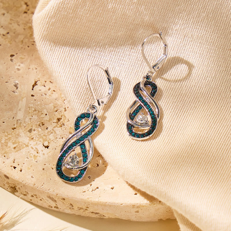 FuAttract Love Energy Vitality & Everyday Protective Balance Infinity Earrings - image 3