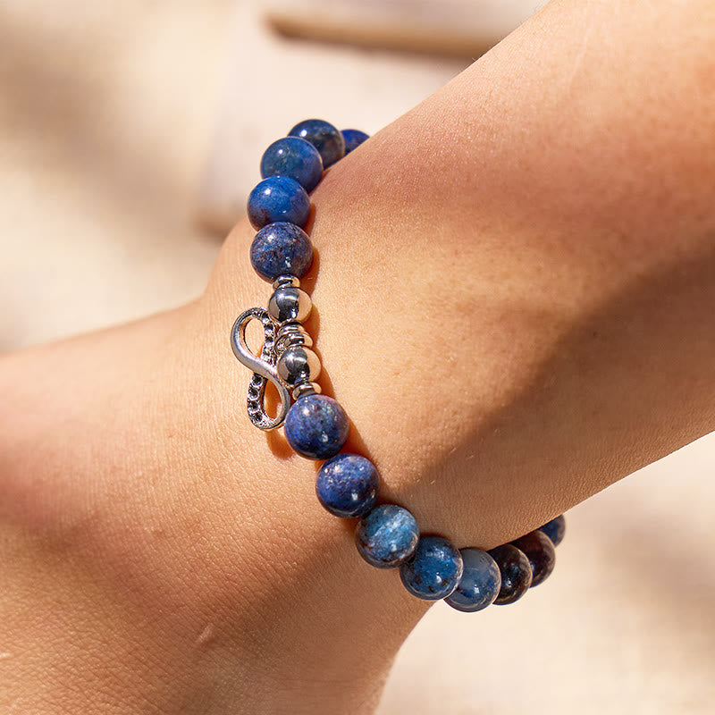 FuAttract Infinity Blue Opal Bracelet – Emotional Healing Flow Vitality - image 3