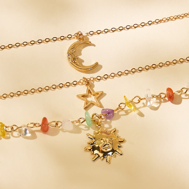 FuAttract Sun & Crescent Moon Necklace – Calm Vitality & Balanced Energy - image 7
