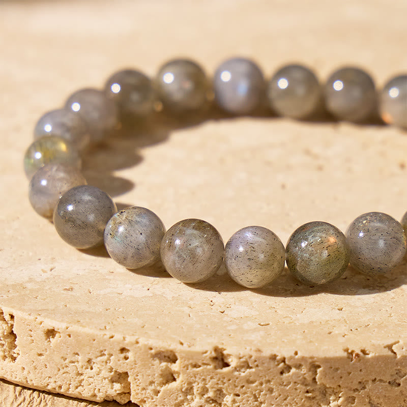 FuAttract Crescent Moon Labradorite Bracelet – Intuition Protection Calm Energy - image 5