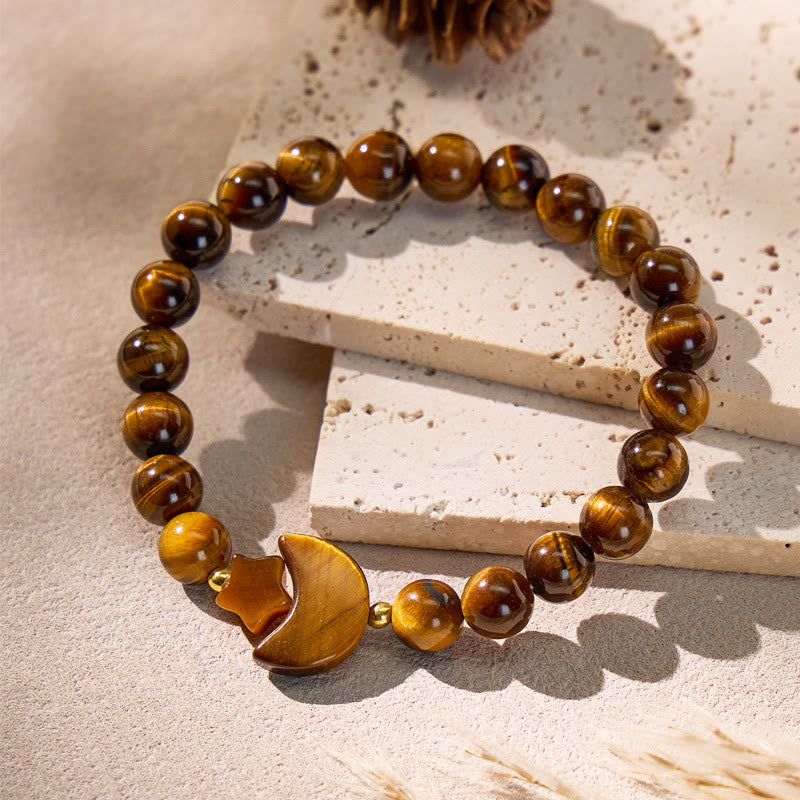 FuAttract Crescent Moon Multi Crystal Bracelet – Clarity Focus Love Energy - image 1