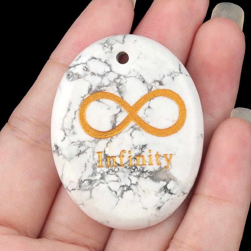 FuAttract Infinity Multi-Stone Necklace – Love Clarity Protection & Energy Balance - White Turquoise - image 16