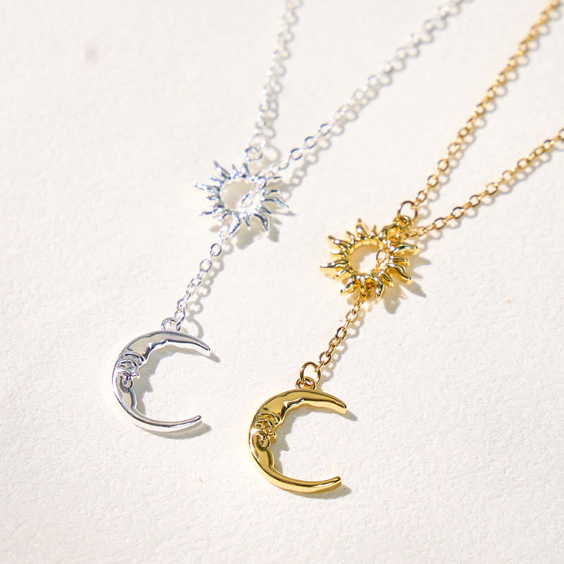 FuAttract Sun & Moon Stainless Steel Necklace – Harmony Modern Strength - image 5