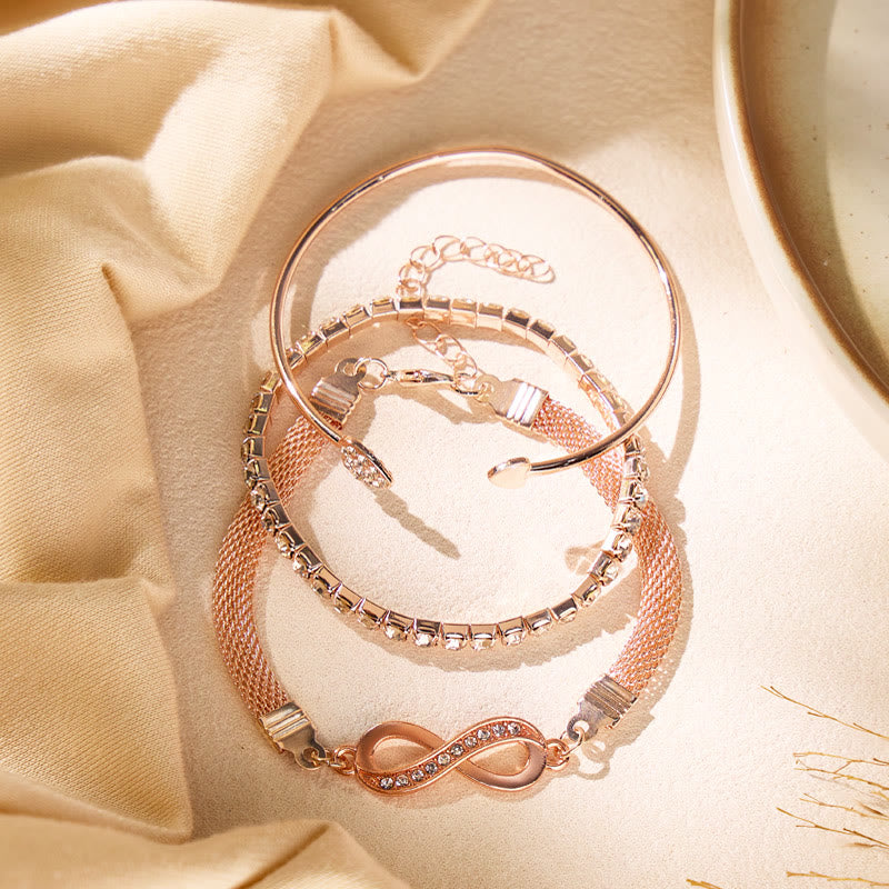 FuAttract Infinity Bracelet Set – Vitality Strength Energy Flow - image 3