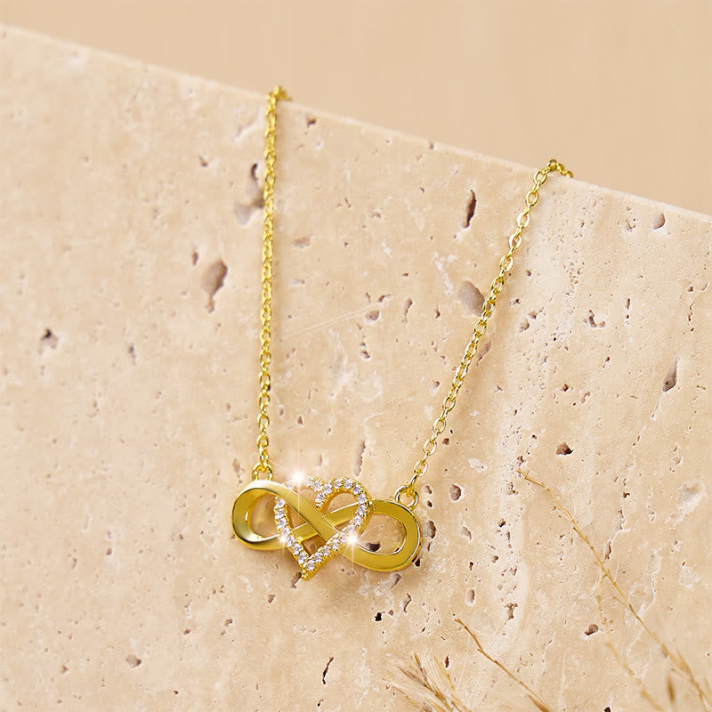 FuAttract Heart Infinity Zircon Necklace – Love Self-Love Sparkle Vitality - image 3