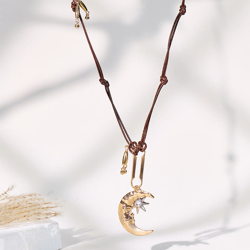 FuAttract Crescent Moon Necklace – Calm Energy Flow Strength - Crescent Moon - image 0