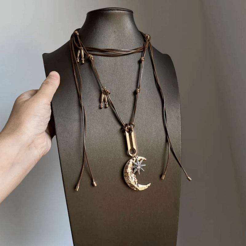 FuAttract Crescent Moon Necklace – Calm Energy Flow Strength - image 3