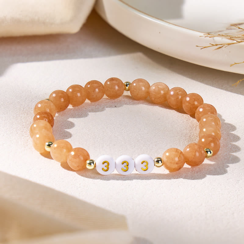 FuAttract Courage Joy Destiny Angel Numbers Sunstone Bracelet - image 2