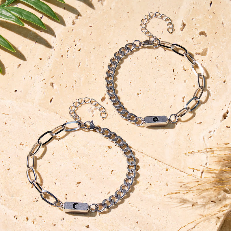 FuAttract Energy Calm Balance Modern Strength Sun & Moon Bracelet Set - image 4