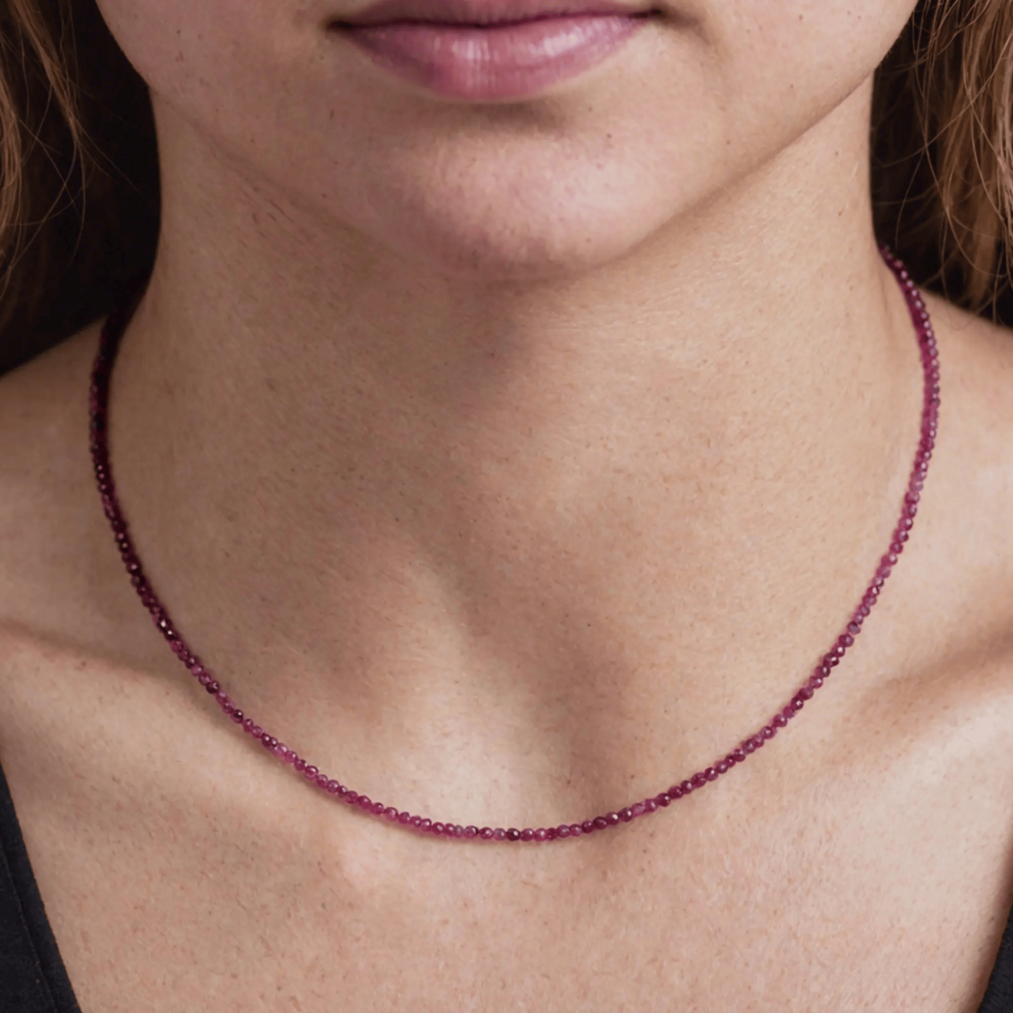 FuAttract Balance Healing Clarity Focus Crystal Energy Beaded Necklace - Garnet - image 18