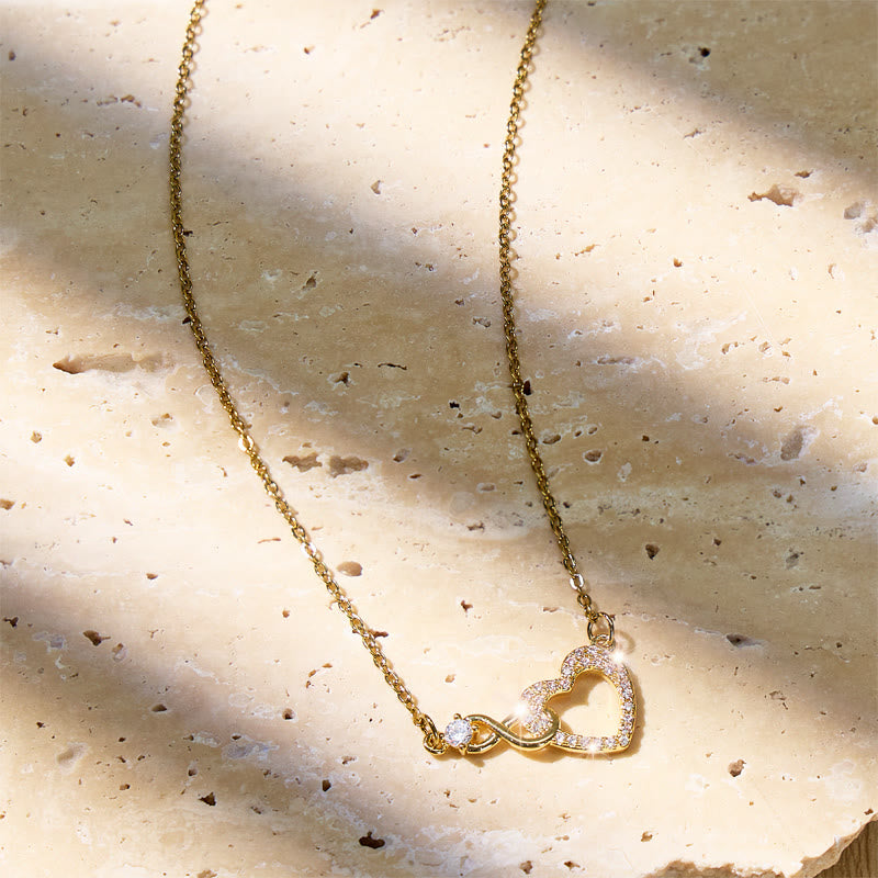 FuAttract Heart Infinity Titanium Steel Necklace – Love Endless Confidence - image 3