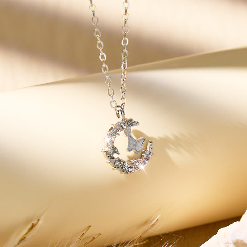FuAttract Serenity Vitality Flow Crescent Moon Necklace - image 2
