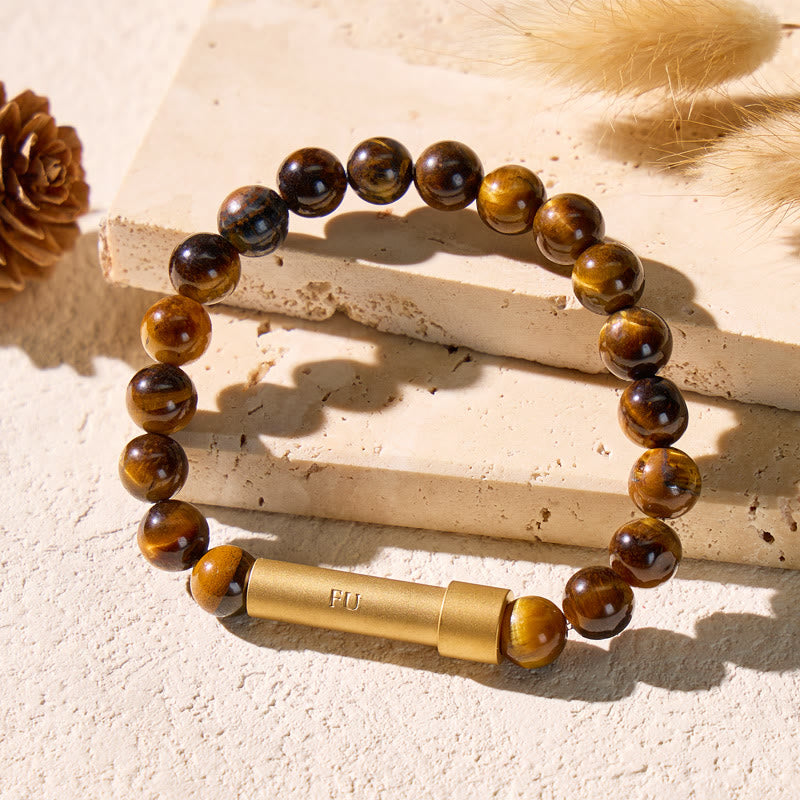 FuAttract Wishbeads Courage & Focus – Tiger's Eye Intention Bracelet - image 3