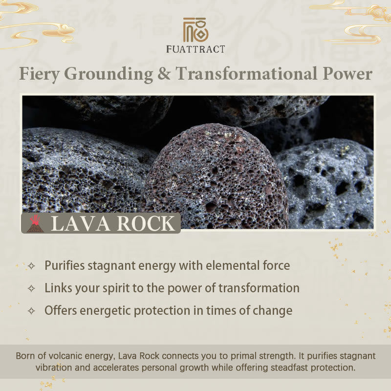 FuAttract Wishbeads Strength Protection – Lava Rock Intention Bracelet - image 8