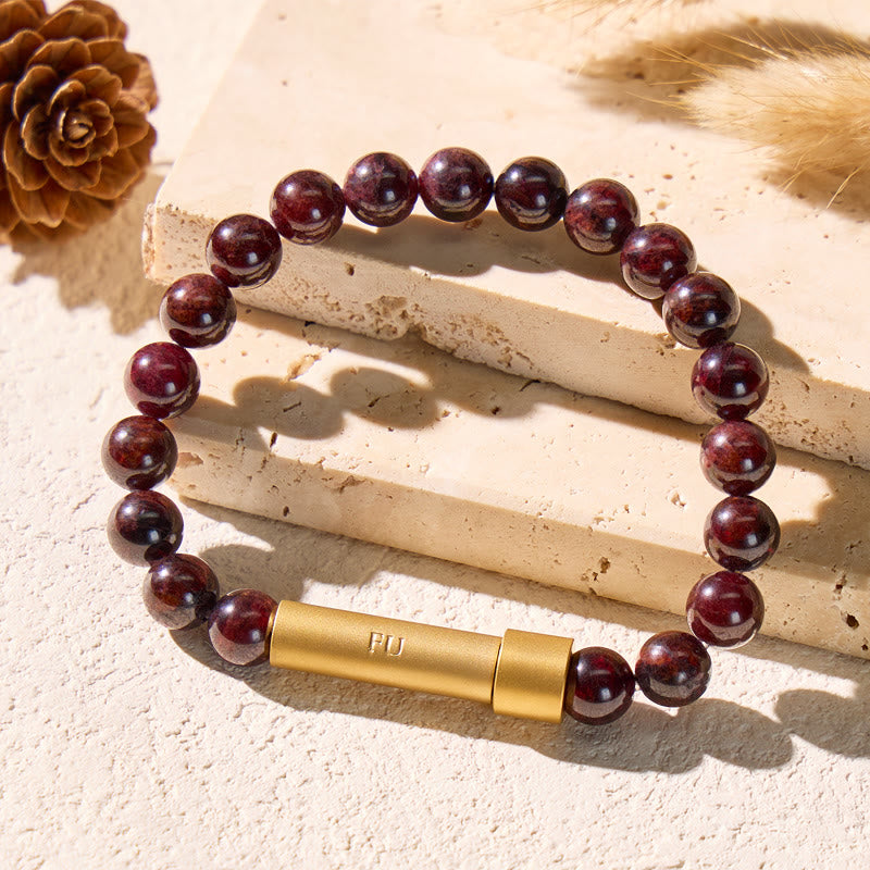 FuAttract Wishbeads Motivation Courage Energy Garnet Intention Bracelet - image 3