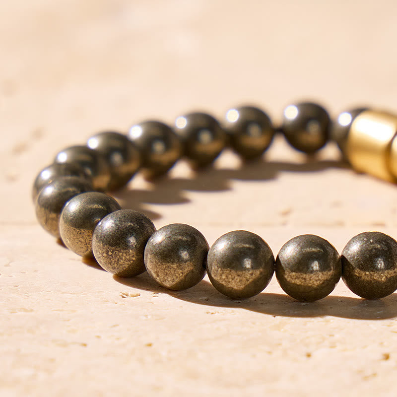 FuAttract Wishbeads Prosperity & Focus – Pyrite Intention Bracelet - image 5