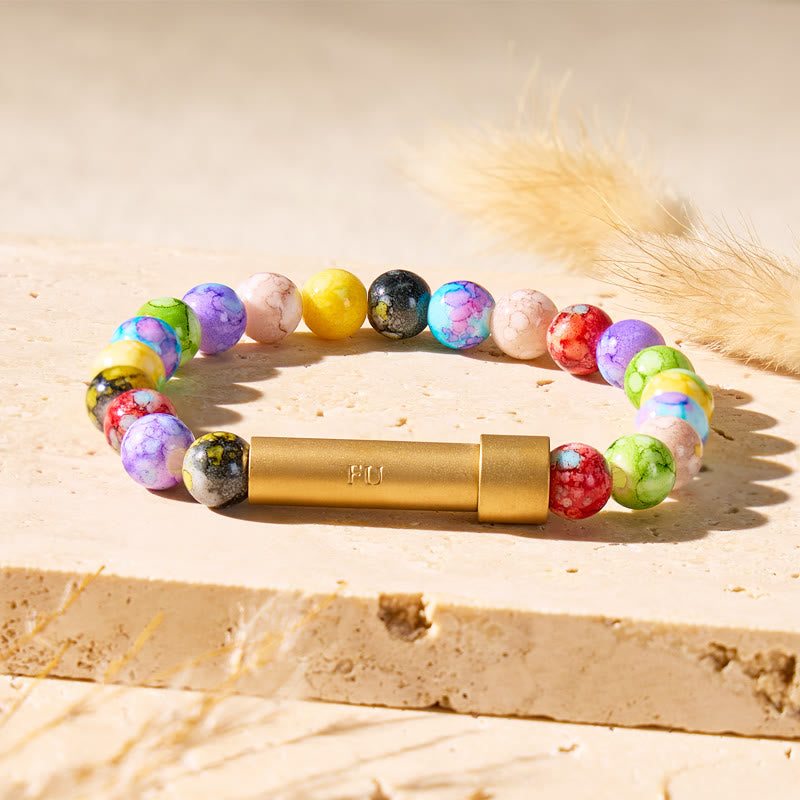 FuAttract Wishbeads Balance & Energy Flow – Seven Chakra Crystal Intention Bracelet - image 2