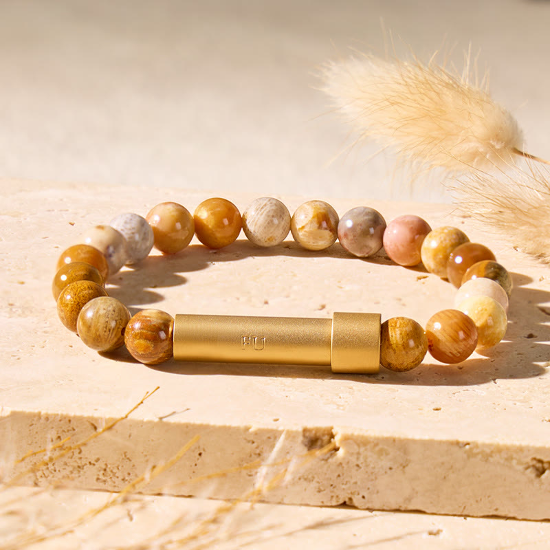 FuAttract Wishbeads Happiness Positivity Crazy Lace Agate Intention Bracelet - image 2