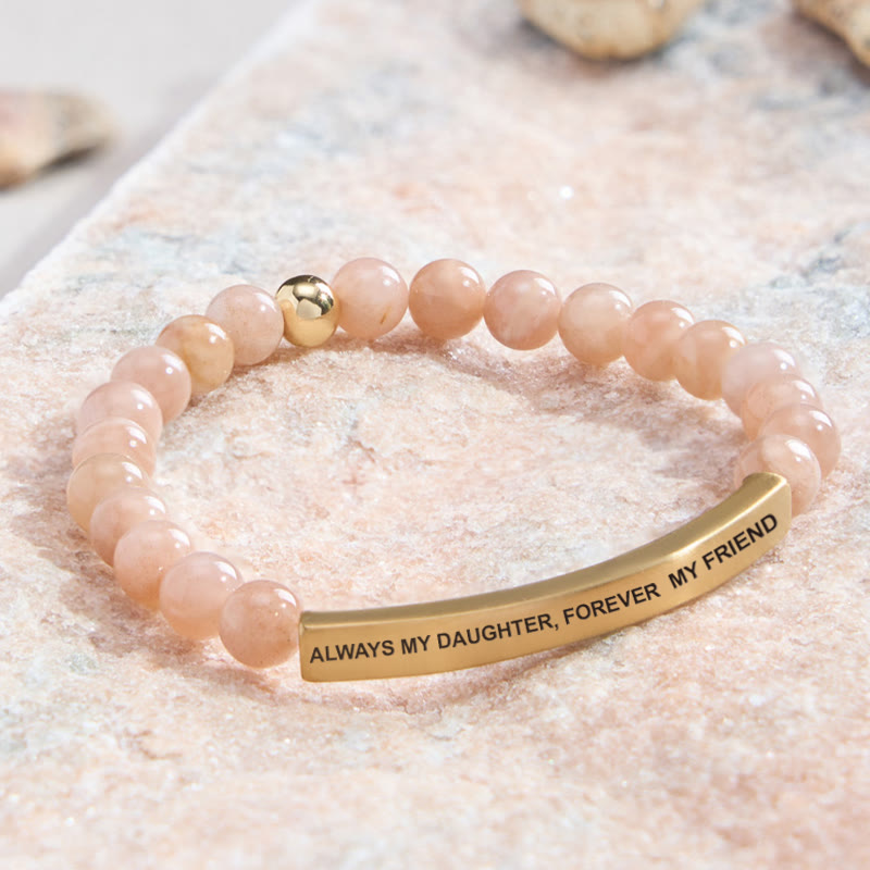FuAttract Always My Daughter Forever My Friend Tube Bead Bracelet - image 3