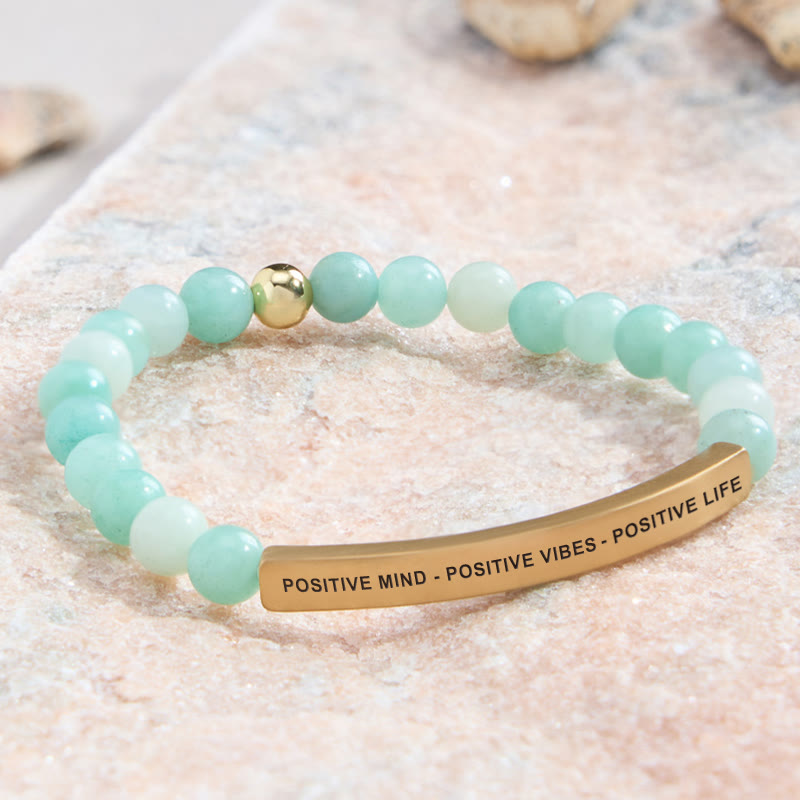 FuAttract Positive Mind - Positive Vibes - Positive Life Tube Bead Bracelet - image 3
