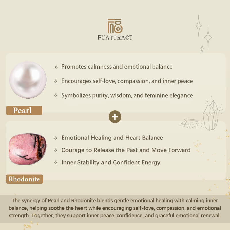 FuAttract Angel Numbers Pearl Rhodonite Bracelet – Emotional Harmony Love - image 7