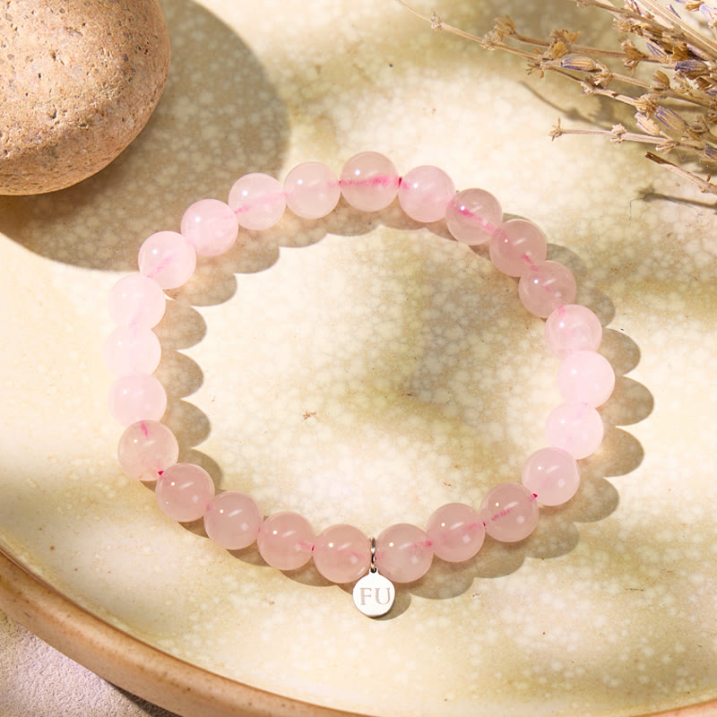 FuAttract Rose Quartz Bracelet – Where Love Begins Within - 21cm - image 0