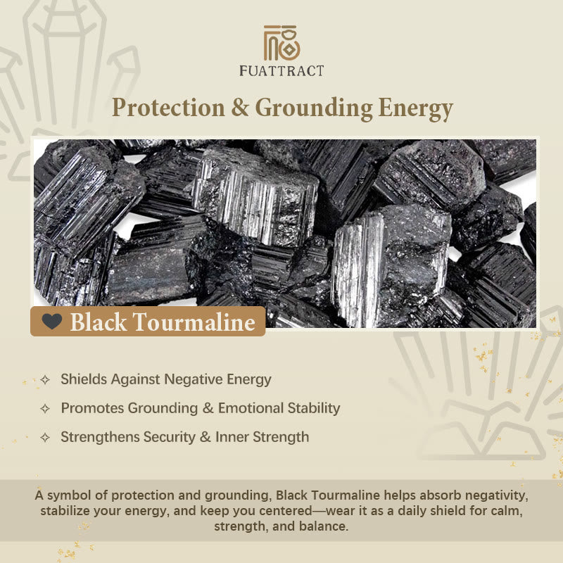 FuAttract Black Tourmaline Bracelet – Rooted Strength & Energy - image 5