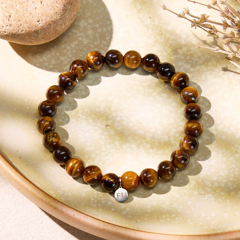FuAttract Tiger's Eye Bracelet – Face Every Challenge Fearlessly - 21cm - image 0