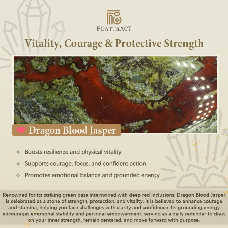 FuAttract Dragon Blood Jasper Bracelet - Courage & Protective Strength - image 5