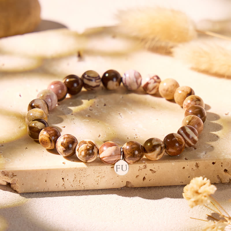 FuAttract Australian Zebra Stone Bracelet – Balance Focus & Stability - image 2
