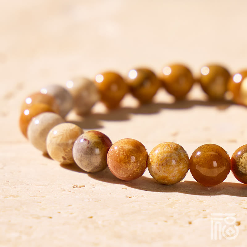 FuAttract Wishbeads Happiness Positivity Crazy Lace Agate Intention Bracelet - image 5