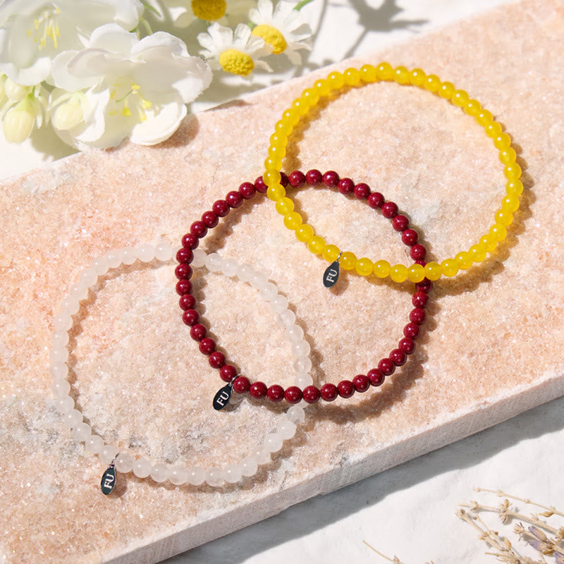 FuAttract Discover Your Balance 3-Piece Stone Bracelet Set with Gift Message Card - image 2