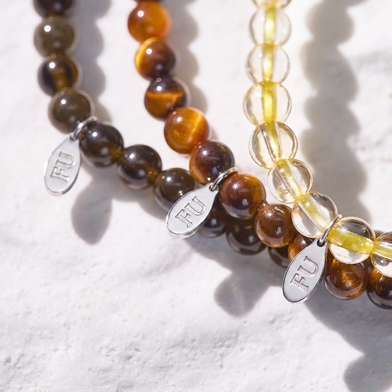 FuAttract Own Your Power 3-Piece Stone Bracelet Set with Gift Message Card - image 3