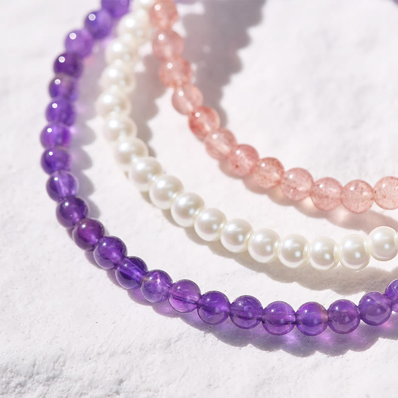 FuAttract Celebrate Your Beauty 3-Piece Stone Bracelet Set with Gift Message Card - image 4