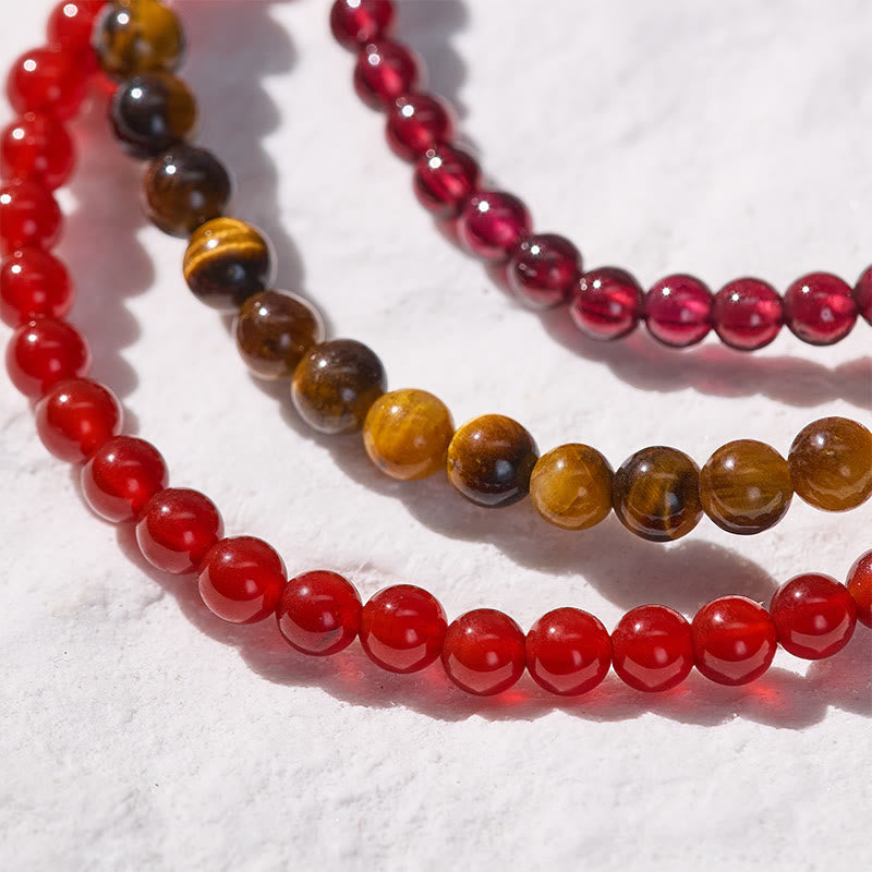 FuAttract Ignite Your Passion 3-Piece Stone Bracelet Set with Gift Message Card - image 4