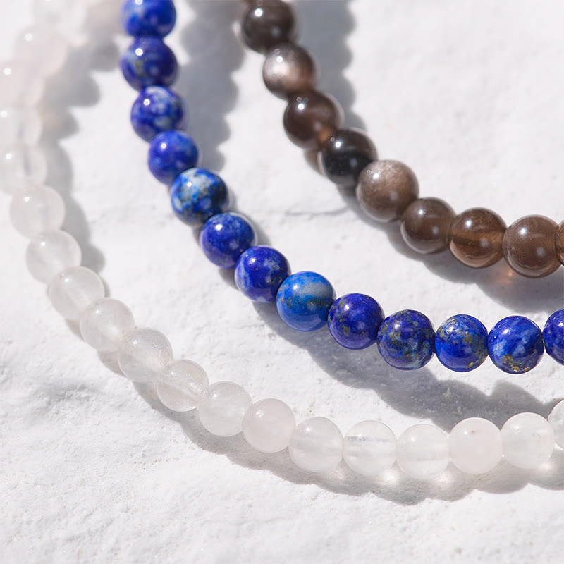 FuAttract Strengthen Your Spirit 3-Piece Stone Bracelet Set with Gift Message Card - image 4