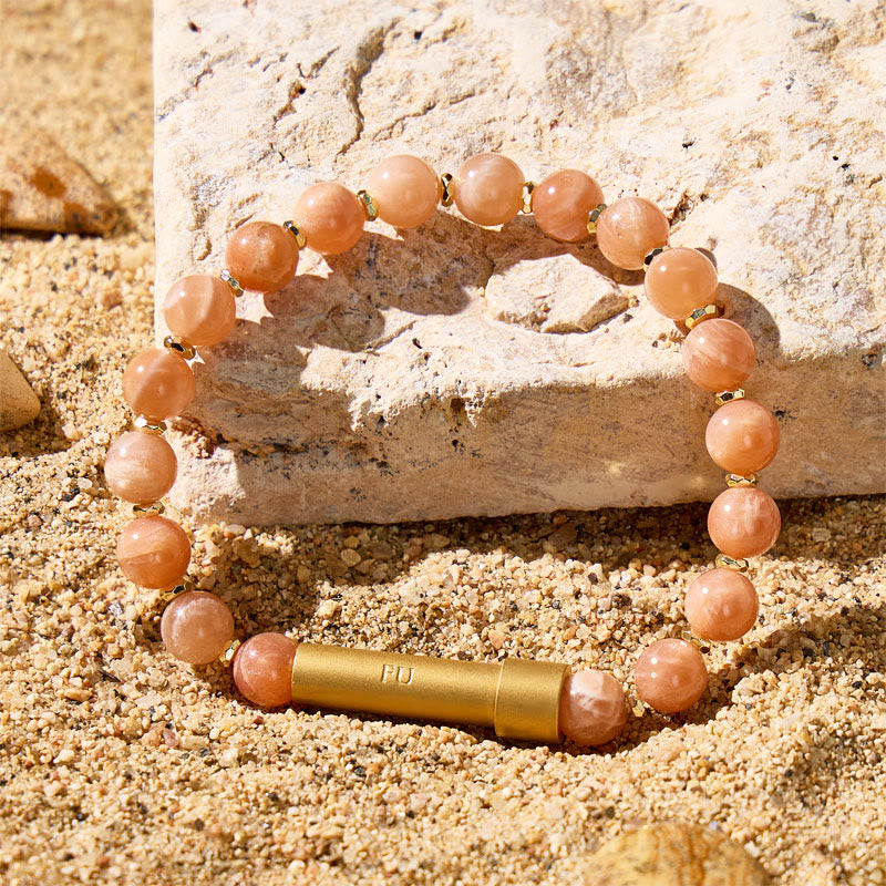 Fuattract Wishbeads Freedom & Independence–Sun Stone Intention Bracelet - image 2